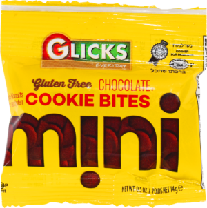 Glicks mini cookie bites chocolate .5 oz