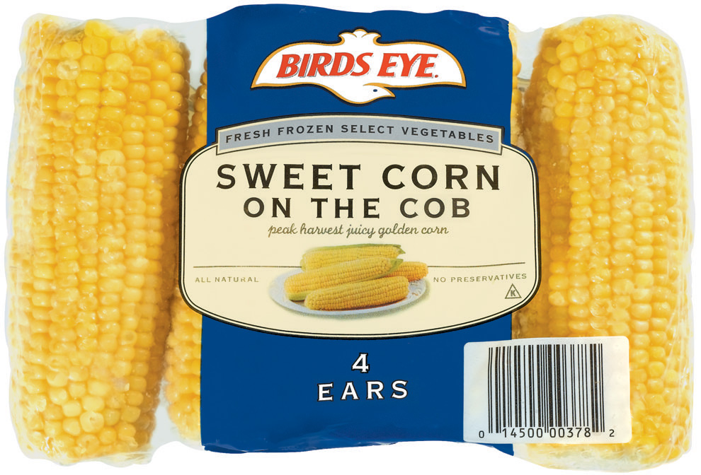 Birds Eye Corn On The Cob 4 Ear