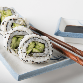 Cucumber Sushi Rolls 2 Rolls (16 Pieces)