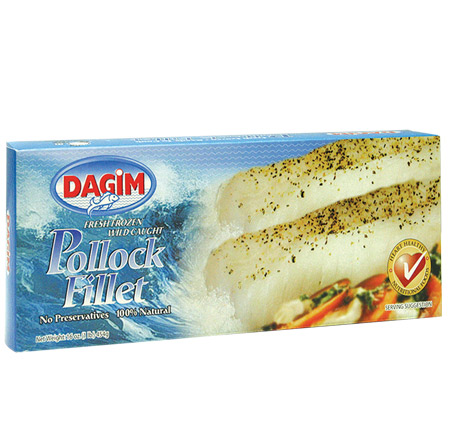 Dagim Pollock Fillets 16 oz (Box)