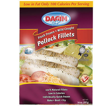 Dagim Wild Caught Pollock Fillets 14 oz