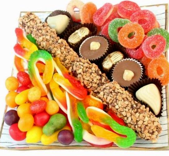 Deluxe Candy & Chocolate Gift Tray