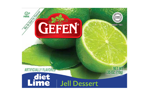 Gefen Diet Lime Jell Dessert .35 oz