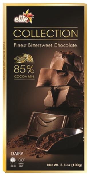 Elite Collection Finest Bittersweet Chocolate 85% Cocoa 3.5 oz