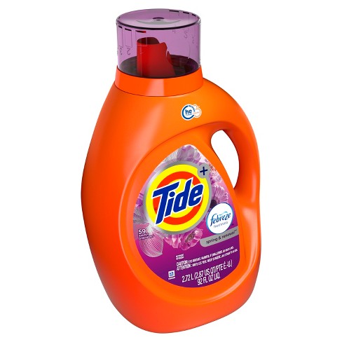 Tide Detergent Febreze Spring & Renewal 92 fl oz