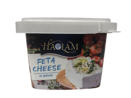 Haolam feta cheese in brine 8 oz