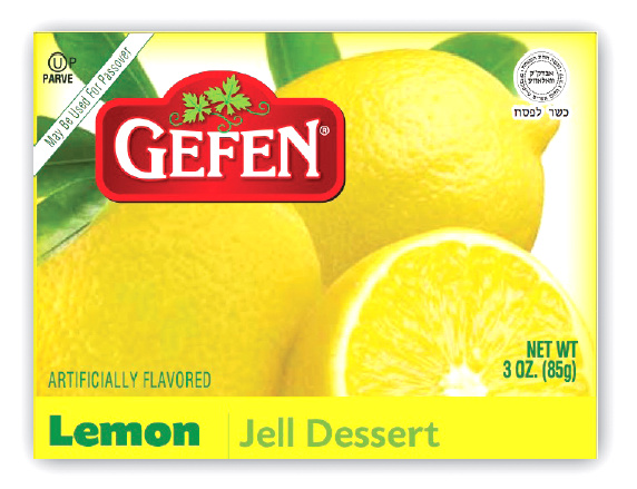 Gefen Lemon Jell Dessert 3 oz