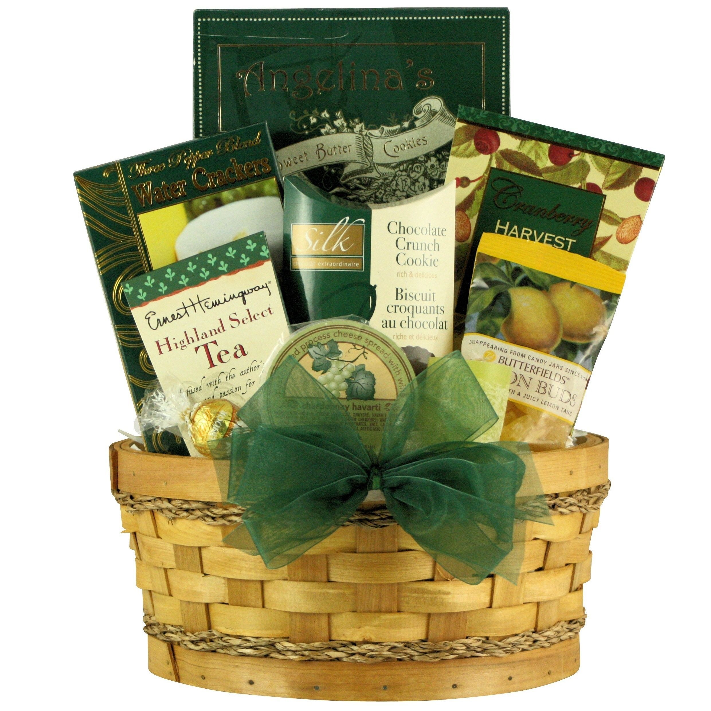 Brown & Green Gift Basket