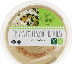 Holy Hummus Jerusalem Classic Hummus with Tahini 16 oz