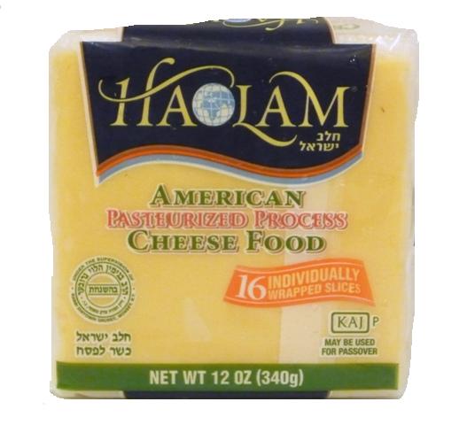 Haolam American Yellow Cheese 16 slices 12 oz