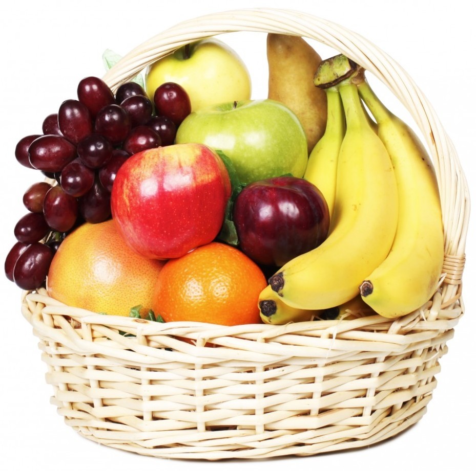 Large Assorted Fruit Gift Basket