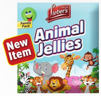 Lieber's Family Pack Animal Jellies 12 Pack 25 gr.