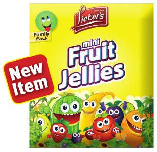 Lieber's Family Pack Mini Fruit Jellies 12 Pack 25 gr.