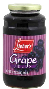 Lieber's Grape Jelly 32 oz