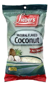 Lieber's Natural Flaked Coconut 4 oz