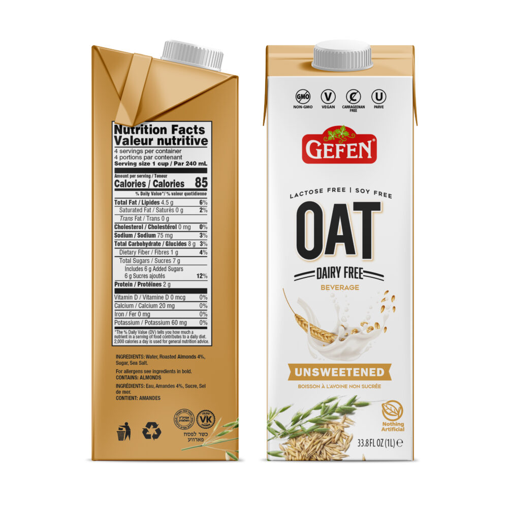 Gefen Oat Milk 33.8 oz