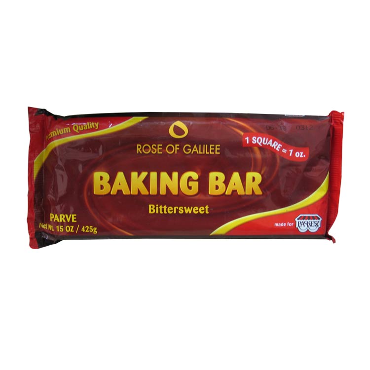 Paskesz Baking Bar Bittersweet Chocolate 15 oz