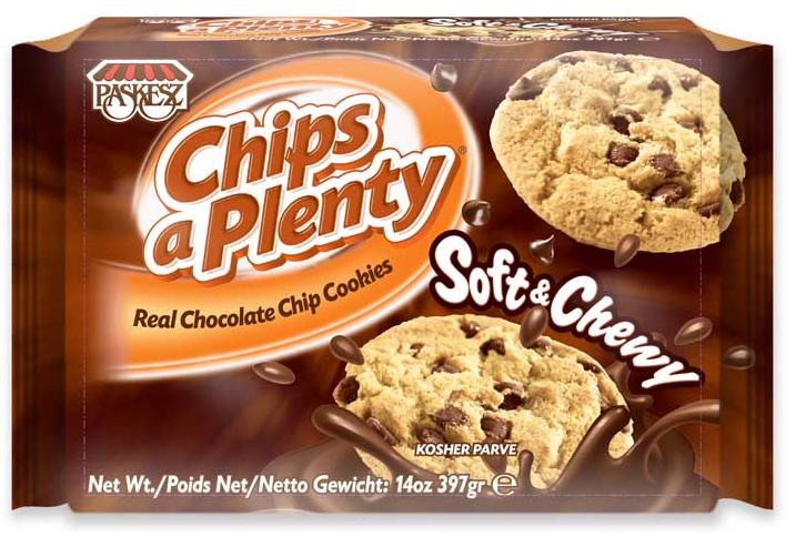 Paskesz Chips A Plenty Soft & Chewy Chocolate Chip Cookies 14 oz