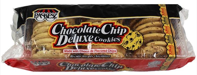 Paskesz Chocolate Chip Deluxe Cookies 12 oz