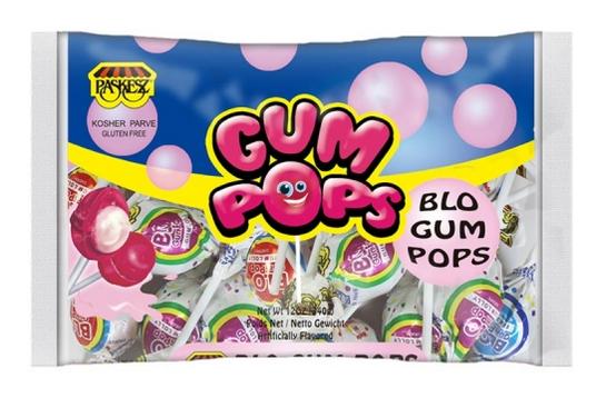 Paskesz Gum Pops Blo Gum Pops 12 oz