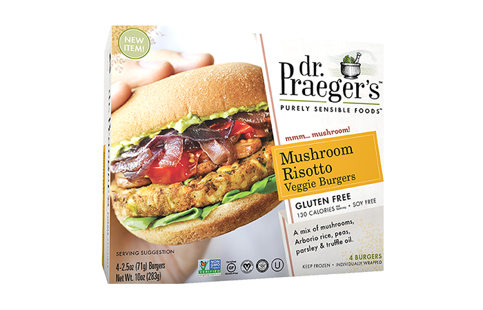 Dr. Praeger's Mushroom Risotto Veggie Burger 10 oz