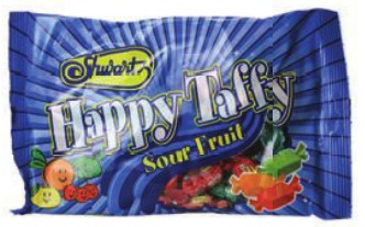 Shwartz Happy Taffy Sour Fruit 12 oz