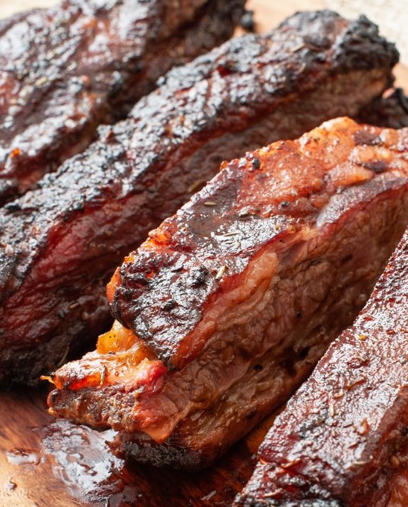 Beef Spare Ribs in BBQ Sauce Serve 10 People