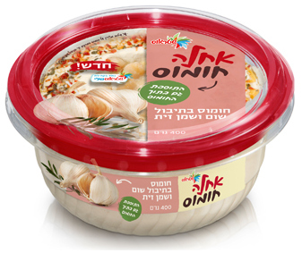 Strauss Achla Hummus with garlic 14.1 oz (400g)