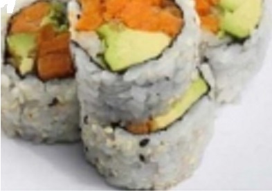 Sweet Potato Avocado Sushi Roll (8 Pieces)