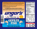 Ungar's Gefilte Fish All Natural 22 oz