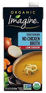 Imagine Organic Vegetarian No-Chicken Broth Low Sodium 32 fl oz