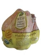 Wise Organic Whole Chicken 3.25 to 3.75 Pounds