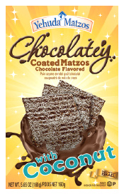 Yehuda Chocolate Covered Matzo with Coconut 5.6 oz