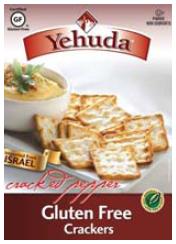 Yehuda Gluten Free Cracked Peppers Crackers 4.4 oz