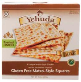 Yehuda Gluten Free Toasted Onion Matzo Squares 10.5 oz